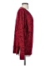 Athleta Paisley Burgundy Red Pullover Sweater Size S - photo 4
