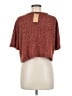 Shein Tweed Brown Short Sleeve T-Shirt Size 8 - 10 - photo 2