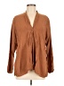 Nostalgia 100% Viscose Brown 3/4 Sleeve Blouse Size M - photo 1