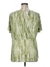 Lisa Rinna Green Short Sleeve Blouse Size XL - photo 2