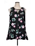 Lane Bryant 100% Polyester Black Sleeveless Blouse Size 14 - photo 1