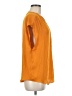 Maison d' Amelie 100% Polyester Orange Short Sleeve Blouse Size M - photo 4