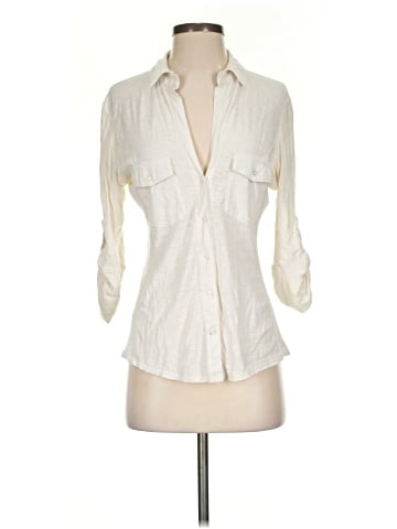 James Perse 3/4 Sleeve Button-Down Shirt (view 1)