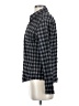Sandra Ingrish Checkered-gingham Gray Long Sleeve Button-Down Shirt Size S - photo 5
