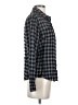 Sandra Ingrish Checkered-gingham Gray Long Sleeve Button-Down Shirt Size S - photo 4