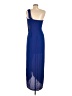 BCBGMAXAZRIA 100% Polyester Blue Cocktail Dress Size 8 - photo 2