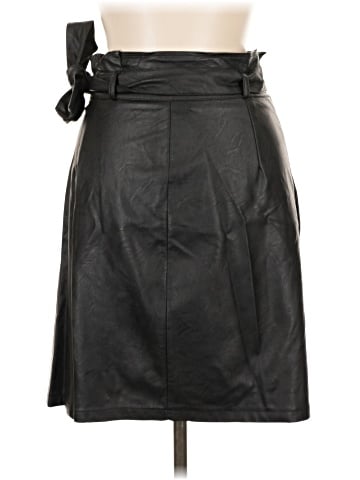 Piazza Italia Faux Leather Skirt (view 2)