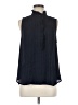 Ann Taylor 100% Polyester Black Sleeveless Blouse Size M - photo 1