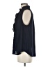 Ann Taylor 100% Polyester Black Sleeveless Blouse Size M - photo 5