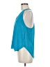 Three Eighty Two 100% Polyester Teal Sleeveless Blouse Size M - photo 5