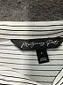 Assorted Brands 100% Polyester Stripes Silver Long Sleeve Blouse Size L - photo 7