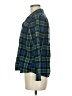L.L.Bean Plaid Green 3/4 Sleeve Button-Down Shirt Size M - photo 5