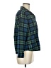L.L.Bean Plaid Green 3/4 Sleeve Button-Down Shirt Size M - photo 4