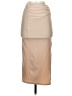 Fore Solid Tan Casual Skirt Size XS - photo 1