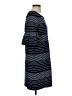 Max Studio Stripes Blue Casual Dress Size XS - photo 4