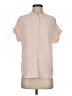 Point Sur 100% Viscose Pink Short Sleeve Blouse Size XXS - photo 1