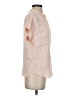Point Sur 100% Viscose Pink Short Sleeve Blouse Size XXS - photo 4