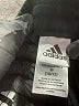 Adidas 100% Polyester Black Track Pants Size 10 - 12 - photo 3
