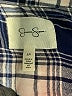 Jessica Simpson 100% Viscose Plaid Blue Long Sleeve Button-Down Shirt Size 2X - photo 4