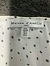 Maison d' Amelie 100% Polyester Polka Dots Ivory White 3/4 Sleeve Blouse Size S - photo 6