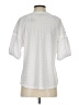Adrienne Vittadini White Short Sleeve Blouse Size S - photo 2
