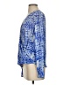 Eight Sixty Blue Long Sleeve Blouse Size S - photo 5