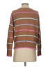 Lands' End 100% Cotton Stripes Brown Pullover Sweater Size XS - photo 2