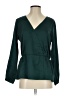 J.Crew 100% Polyester Green Long Sleeve Blouse Size S - photo 1