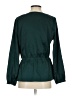 J.Crew 100% Polyester Green Long Sleeve Blouse Size S - photo 2