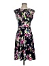 Wisp Floral Black Cocktail Dress Size 2 (petite) - photo 1