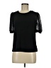 CeCe Black Short Sleeve Top Size M - photo 1