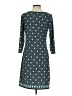 Max Studio Argyle Blue Casual Dress Size S - photo 2