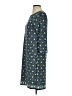 Max Studio Argyle Blue Casual Dress Size S - photo 5