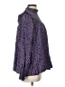 Barbour 100% Lyocell Purple Long Sleeve Blouse Size 12 - photo 4