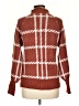 Anthropologie Plaid Brown Turtleneck Sweater Size L (estimated) - photo 2