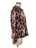 wonderly Black Brown Long Sleeve Blouse Size M - photo 4