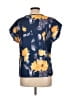 Unbranded 100% Polyester Blue Short Sleeve Blouse Size L - photo 2