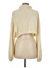 Audrey 3+1 Ivory Turtleneck Sweater Size M - photo 2