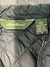 Eddie Bauer 100% Polyester Argyle Black Jacket Size M - photo 6