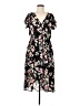 As U Wish 100% Polyester Floral Black Casual Dress Size M - photo 1