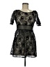 Topshop Black Cocktail Dress Size 6 - photo 1