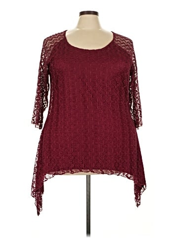 Indigo Soul 3/4 Sleeve Top (view 1)