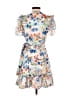 Tanya Taylor 100% Polyester Blue Orange Kimono Size 4 - photo 2