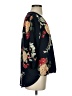 West Kei 100% Polyester Black 3/4 Sleeve Blouse Size S - photo 4