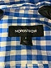 Nordstrom 100% Cotton Checkered-gingham Blue Long Sleeve Button-Down Shirt Size 2 - photo 3