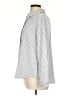 Assorted Brands 100% Polyester Stripes Silver Long Sleeve Blouse Size L - photo 5