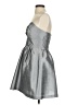 Alfred Sung 100% Polyester Metallic Silver Cocktail Dress Size 4 - photo 5