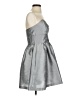 Alfred Sung 100% Polyester Metallic Silver Cocktail Dress Size 4 - photo 4