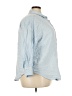 Rafaella Blue 3/4 Sleeve Button-Down Shirt Size 3X - photo 4