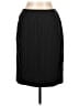 Caslon 100% Polyester Stripes Black Formal Skirt Size 12 - photo 1